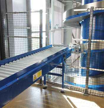 Spiral conveyor, warehouse reconfiguration