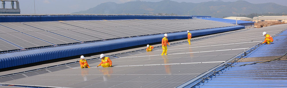 Warehouse Solar Pannels