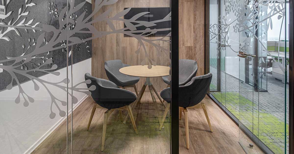 Meeting Room with wooden interior - Narbutas Image