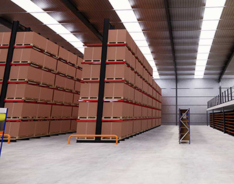 Warehouse automation for space efficiency